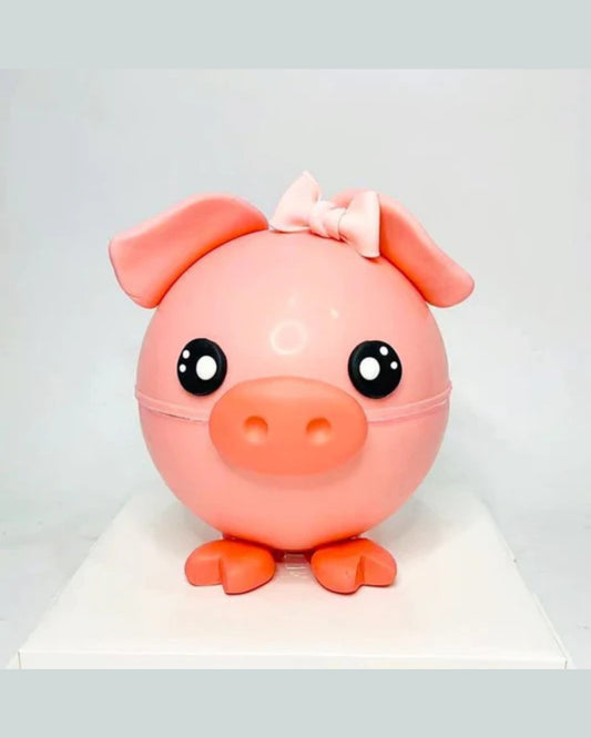 Pig Knock Knock Pinata Surprise Cake