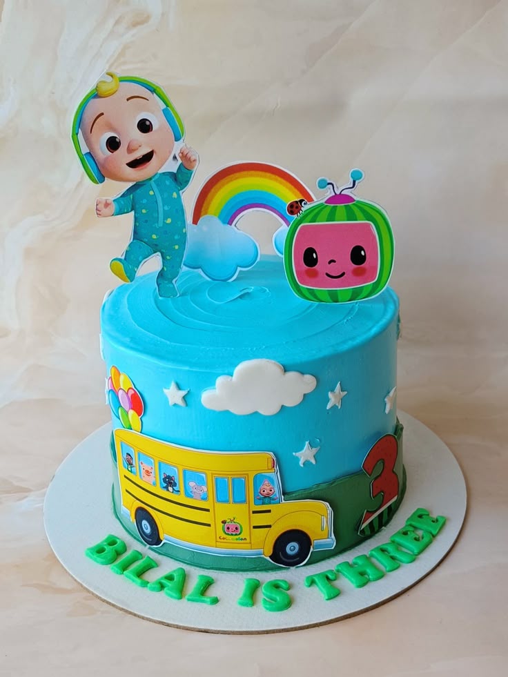 Cocomelon Cloud Cake