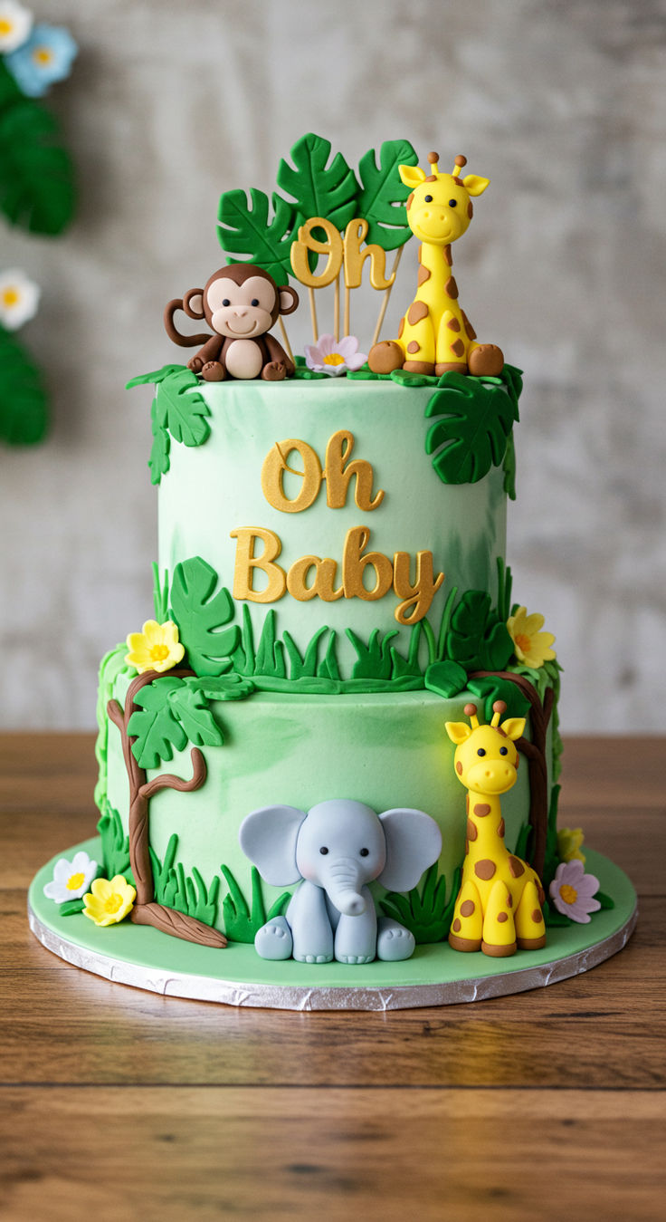 Animal Kingdom Cake