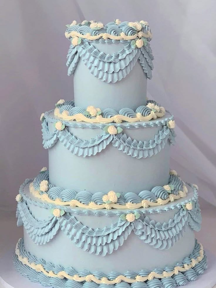 Blue Sky Traditional Cake