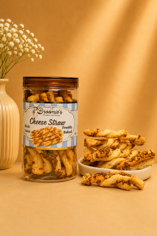 Fresh Eggless Cheese Straw Jar - Broomies Bakery Faridabad