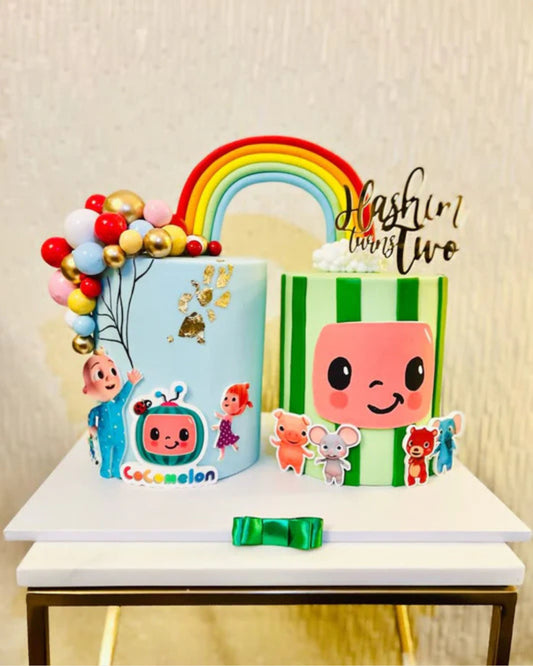 Rainbow Rhymes Cake