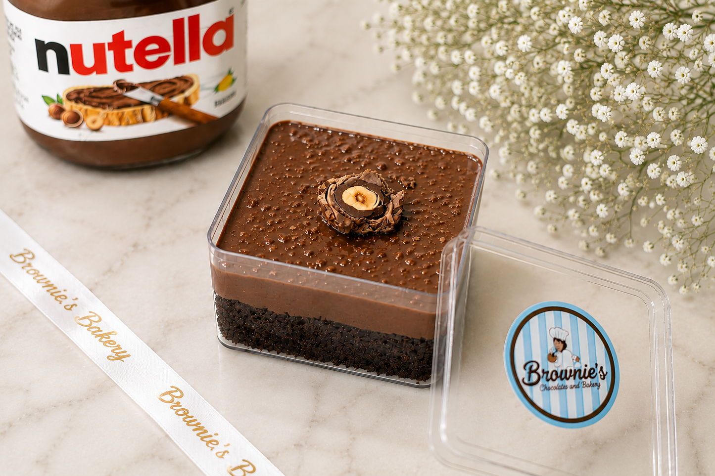 Nutella Crunch Cake