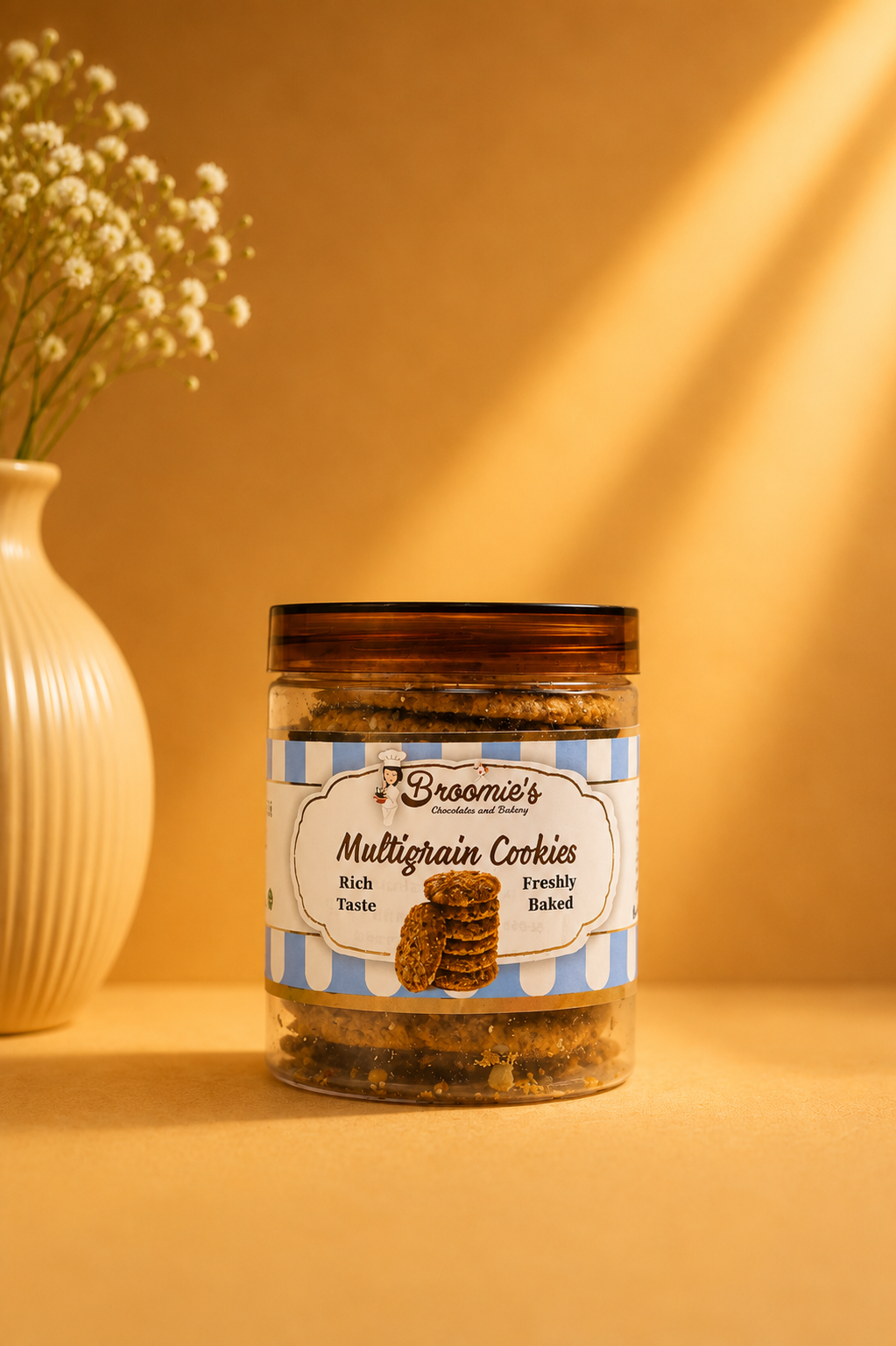 Fresh Eggless Multigrain Cookies Jar - Broomies Bakery Faridabad
