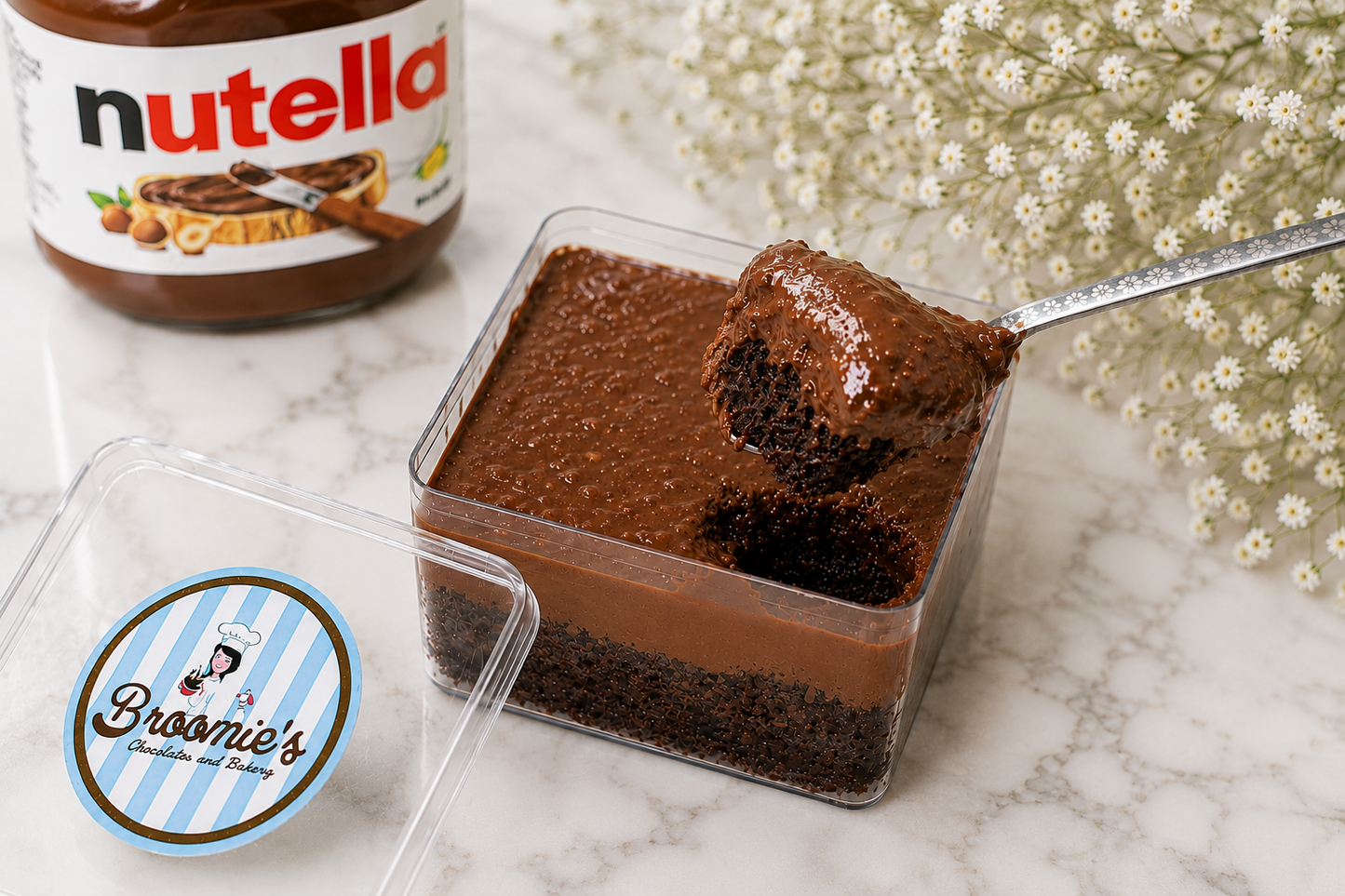 Nutella Crunch Cake