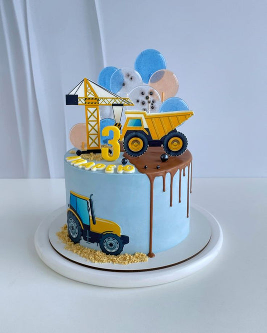 DARKSKY CONSTRUCTION BLUE CAKE