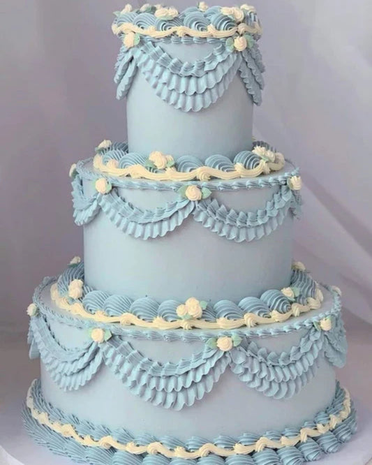 Blue Sky Traditional Cake