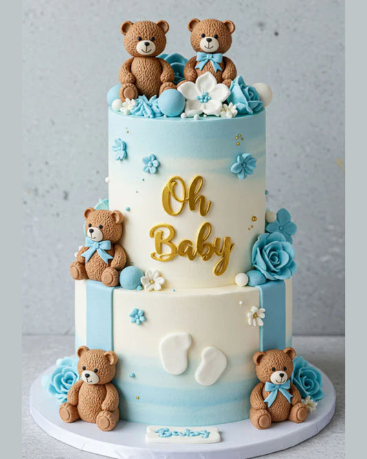 Baby Boy 1st Birthday Cake