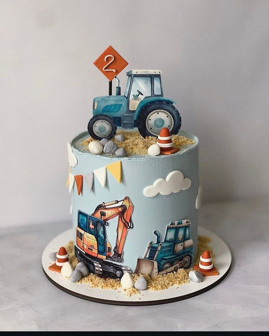 SKYRISE CONSTRUCTION CAKE