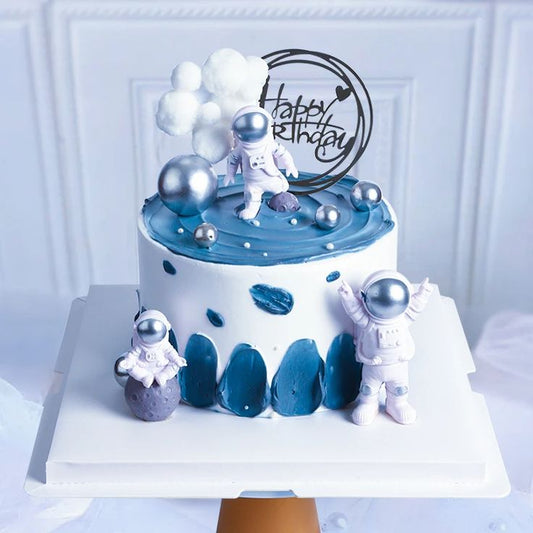 Astronaut Theme Cake