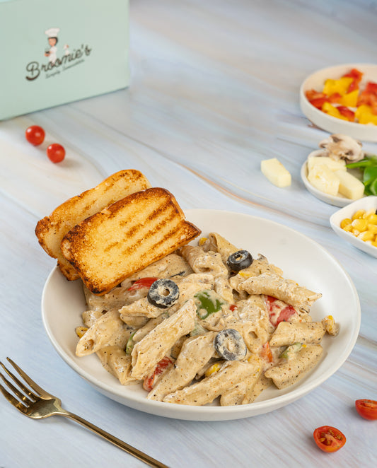 Mushroom Alfredo Pasta