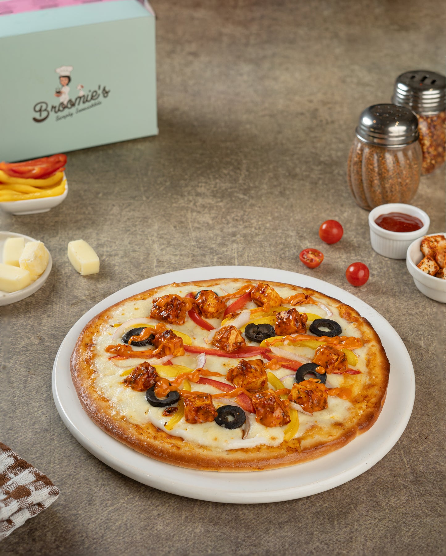 Crispy Paneer Pizza