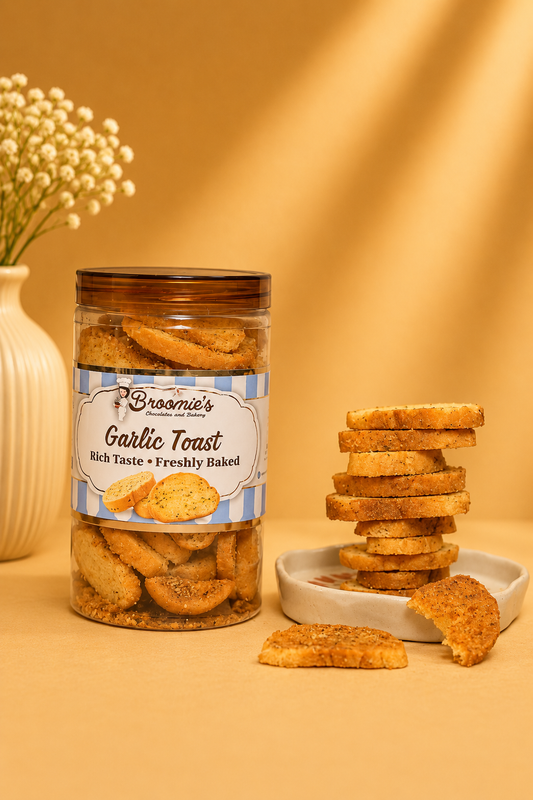 Fresh Eggless Garlic Toast Jar - Broomies Bakery Faridabad