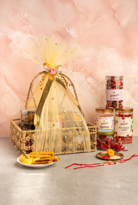 Square Jute Basket Hamper