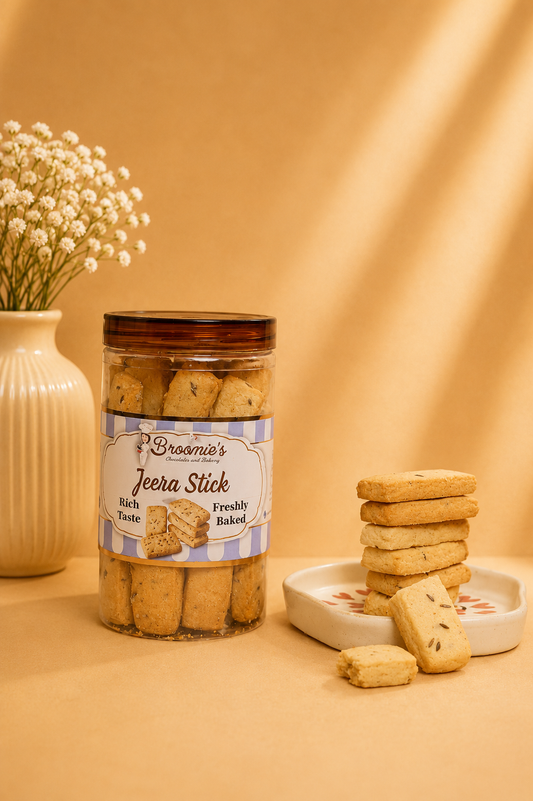 Fresh Eggless Jeera Stick Jar - Broomies Bakery Faridabad