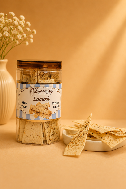 Fresh Eggless Lavash Crackers Pack - Broomies Bakery Faridabad