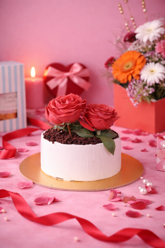 Red Rose Affair Cake