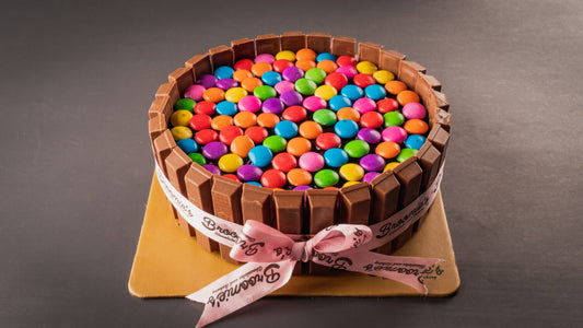 Kit-Kat Gems Cake